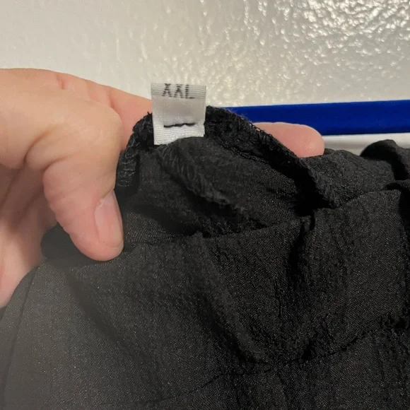 Black blouse short set. XXL - Picture 9 of 13